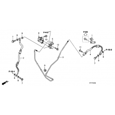 Rr. brake hose/brake pipe              

                  SH1259/1509