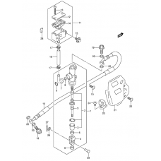 Rear master cylinder