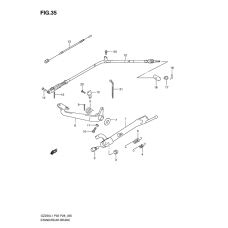 Stand - rear brake