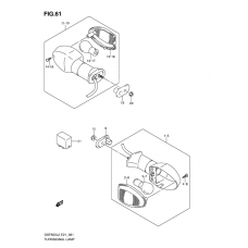 Turnsignal front & rear lamp              

                  Gsf650ual2 e21