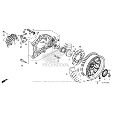 Заднее колесо & Задний рычаг (Маятник)