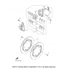 Front brake caliper