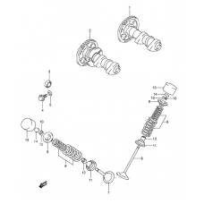 Camshaft - valve