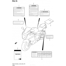 Информационные наклейки (Gsx-R1000Zl4 E03)