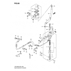 Rear master cylinder