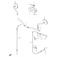 Handlebar - front cable              

                  Gs125sx/sy e22, e34/sux/suy e22