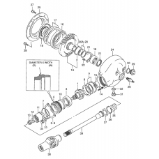 Propeller shaft - final drive gear