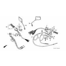 Handle lever/switch/cable              

                  CB125TDJ/TP