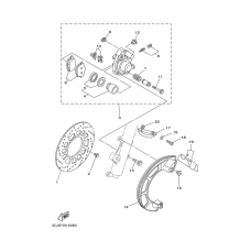 Front brake caliper