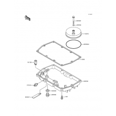 Breather cover/oil pan