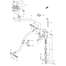 Rear master cylinder