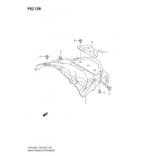 Rear fender extension