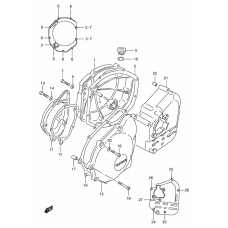 Crankcase cover ass`y (v