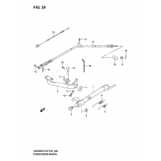 Stand - rear brake