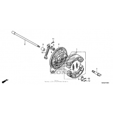 Rear brake panel (1)