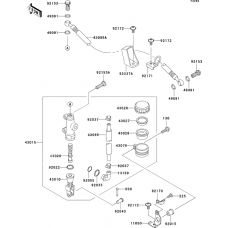 Rear master cylinder