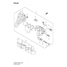 Rear caliper              

                  Dl650k7/k8/k9/l0