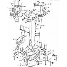 Drive shaft housing