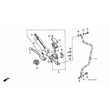 Fr. brake master cylinder              

                  2
