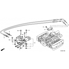 Reverse shift actuator