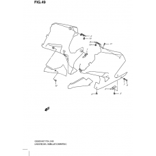 Under cowling installation parts              

                  With cowling