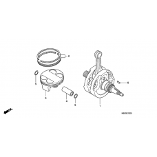 Crankshaft/piston