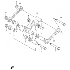 Rear cushion lever              

                  Model w/x