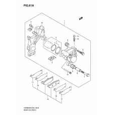 Rear caliper              

                  Gsr600ak7/uak7/ak8/uak8/ak9/uak9/al0/ual0