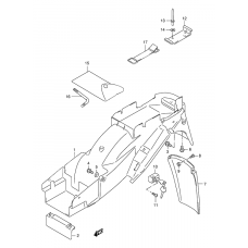 Rear fender              

                  Model w/x/y/k1/k2