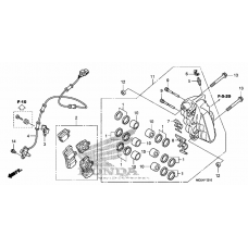 Right front brake caliper