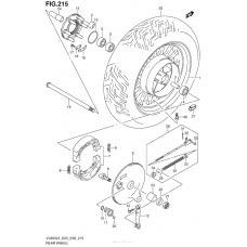 Заднее колесо (Vl800Cl3 E03)