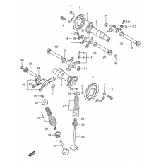 Cam shaft/valve