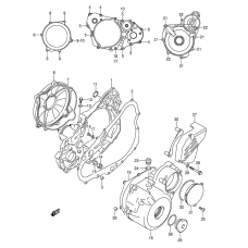 Crankcase cover ass`y (v