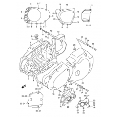 Crankcase cover ass`y (v