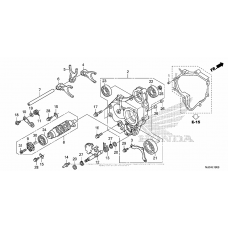Копирный вал & Вилки & Вал переключения