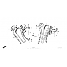Cam chain + tensioner