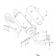 Muffler comp              

                  Model v,  model w except p4