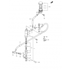 Rear master cylinder