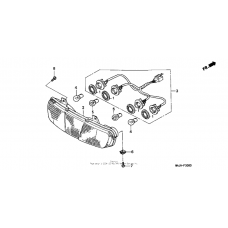 Rear combination light