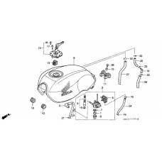 Tank fuel              

                  CB750F2