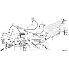 Abs Modulator + Rear Brake Hose