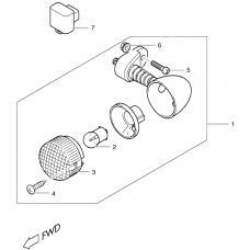 Turnsignal front & rear lamp