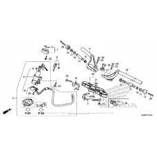 Верхняя траверса & Клипон руля