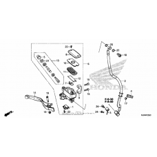 Front brake master cylinder
