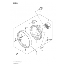 Headlamp              

                  Sv1000 e2/e19 sv1000u1/u2 e19