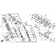 Rear shock absorber 95-96