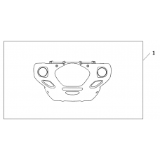 Chrome fr.lower cowl