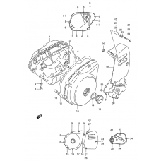 Crankcase cover ass`y (v