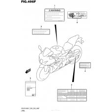 Информационные наклейки (Gsx-R1000Al7 E33)