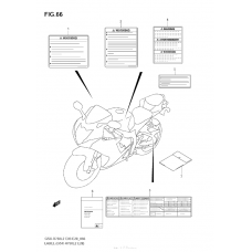 Информационные наклейки (Gsx-R750 L2 E28)